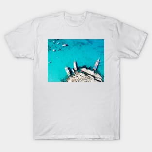 Aerial View of Boats T-Shirt